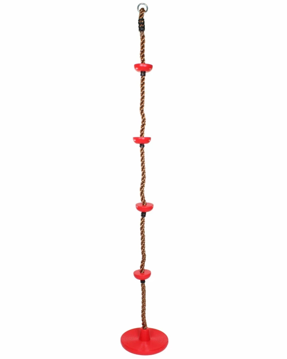 Franghie escalada cu discuri Swing rosu