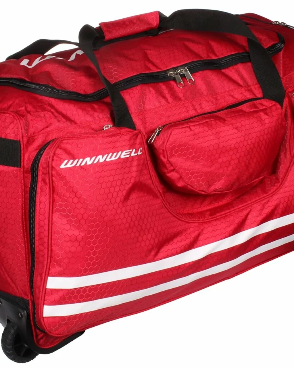 Geanta de hochei cu roti Q11 Wheel Bag JR, rosu