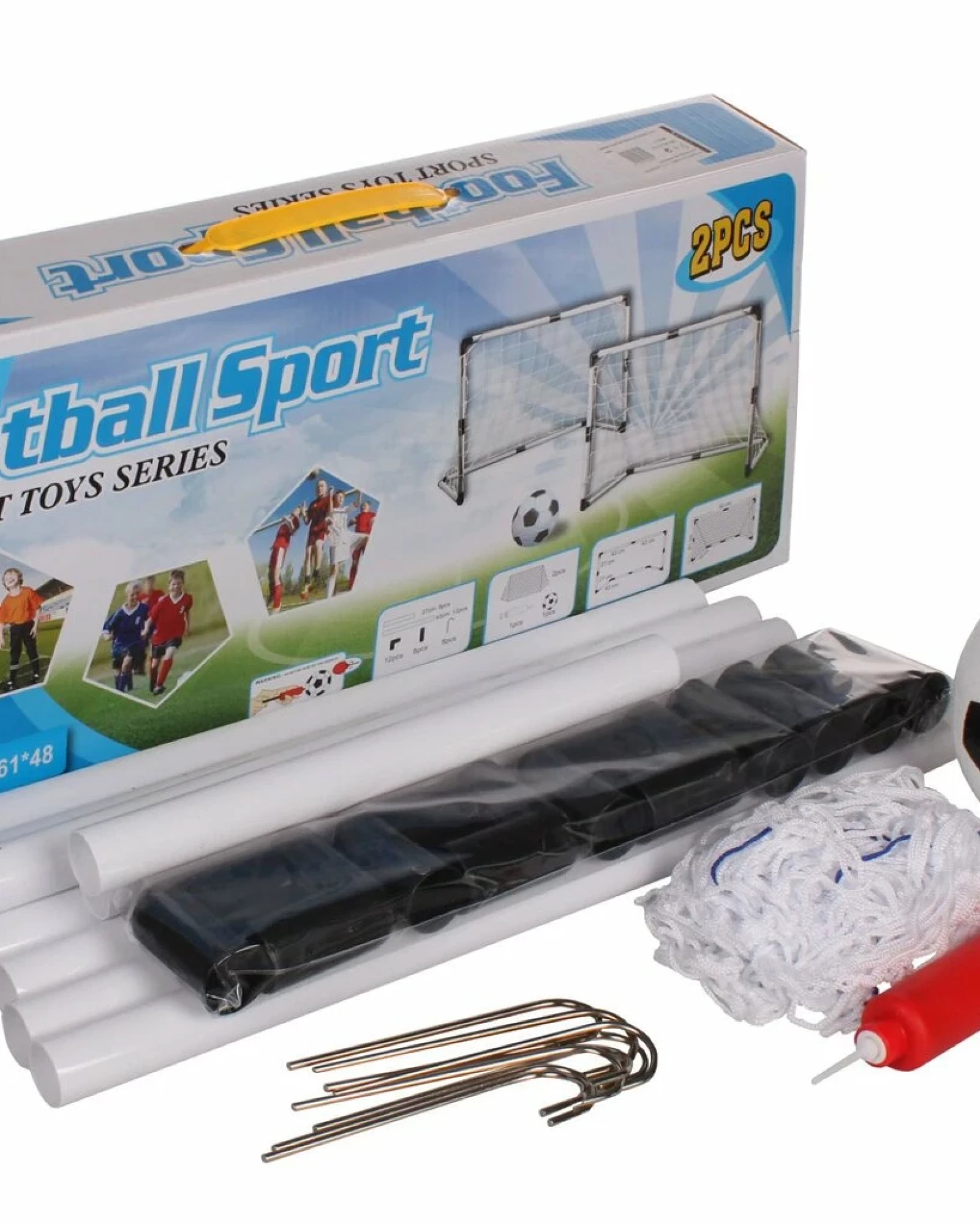 Set 2 porti de fotbal Garden Goal 92 x 61 x 48 cm